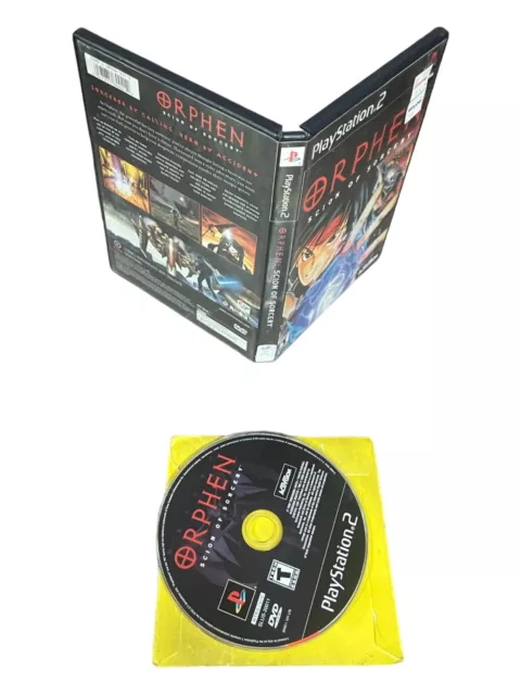 Sony PlayStation 2 PS2 Disc No Manual TESTED Orphen: Scion of Sorcery