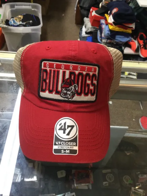 NWT Georgia Bulldogs ‘47 Brand Mesh Truck Hat Cap Small Medium New With Tag
