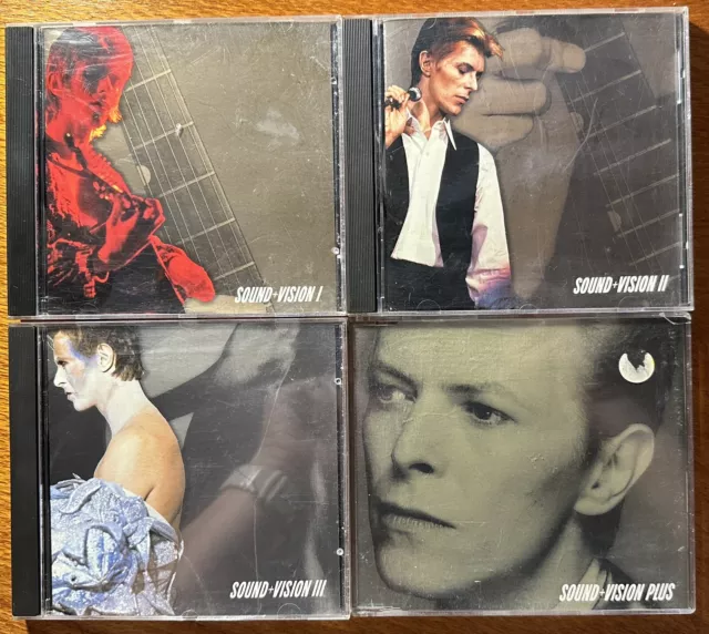 David Bowie, Sound+ Vision I, II, III, VGC, 4 x CD Set