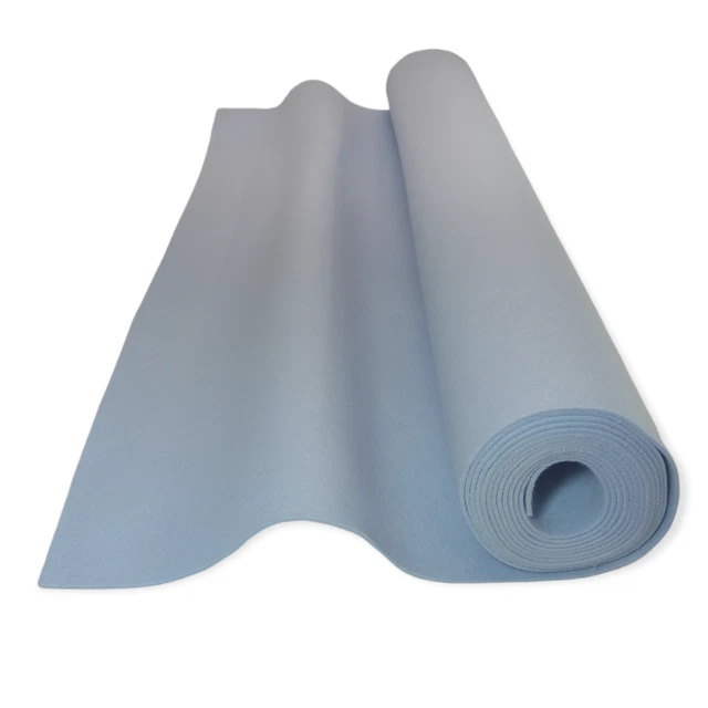 3mm Textilfilz Bastelfilz Meterware 500g/m2 100cm br. 0.1Lfm OEKO-TEX himmelblau