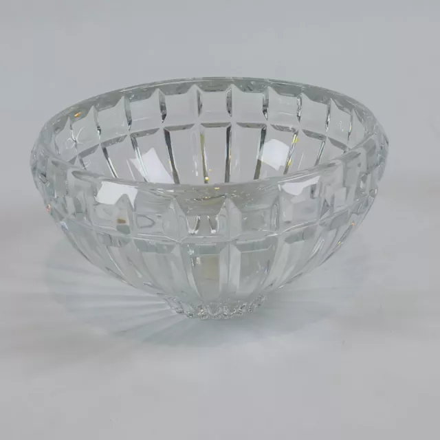 MIKASA Crystal Reflections 4.5" Tall Round Serving Bowl