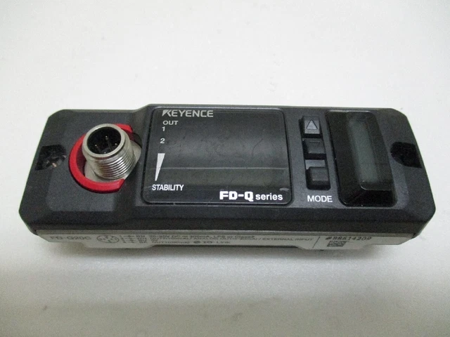 KEYENCE FD-Q20C Clamp-on Flow Sensor 20-30VDC used Good