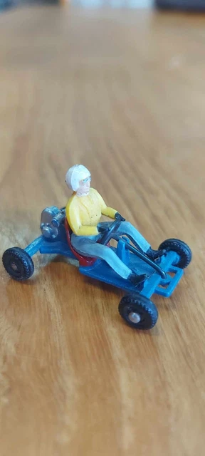 KART DINKY TOYS 512 avec pilote années 60 original Leskokart midget 1