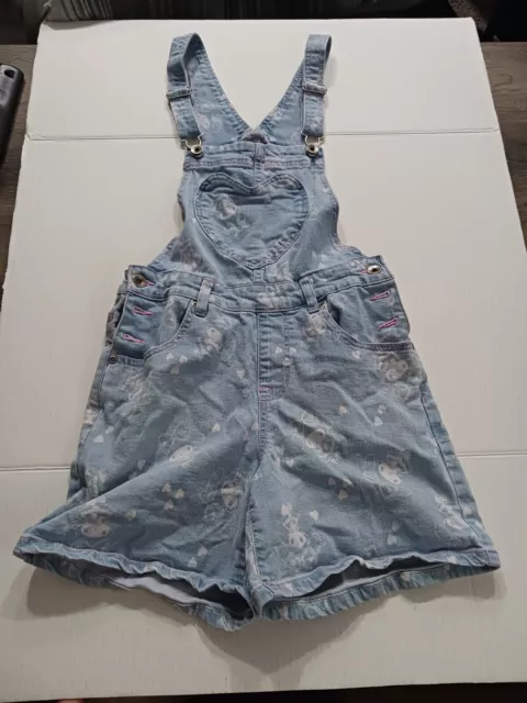 Hello Kitty Denim Overall Shorts Xs My Melody Sanrio