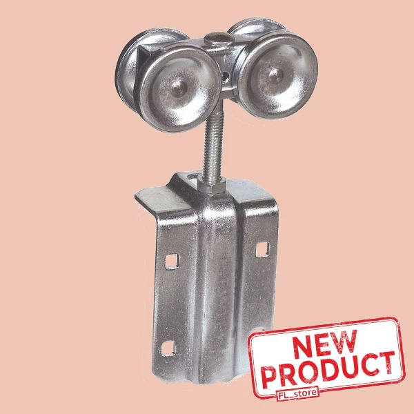 Sliding Barn Door Hanger Roller For Box Rail Track  Plated Steel  Ball Bearings