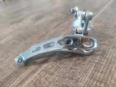 Campagnolo 1980 Deragliatore a saldare Campagnolo RECORD Front derailleur 3 fori Colnago VG 