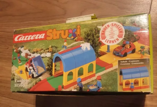 Struxi Spielzeug Spielset Tunnel Vintage 70er OVP Retro