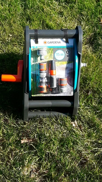 Gardena Classic Schlauchtrommel BOX tragbar Set mit 15m Gartenschlauch