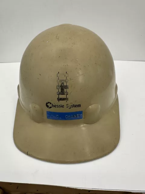 Vintage Chessie System Hard Hat ~ Railroad Collectible