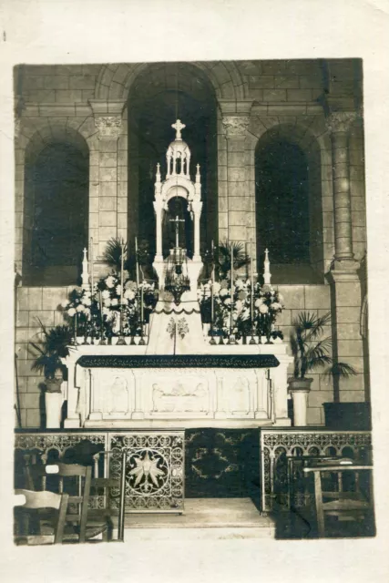 Carte PHoto du Maître Autel d'une chapelle de BOURGES à identifier