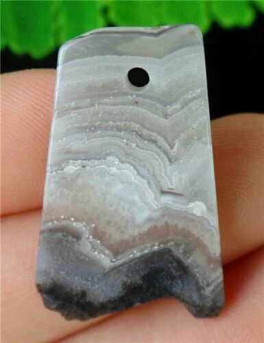 CABOCHON AGATE, Pendentif Pierre fine AGATE CRAZY LACE du MEXIQUE, Gemme Agate