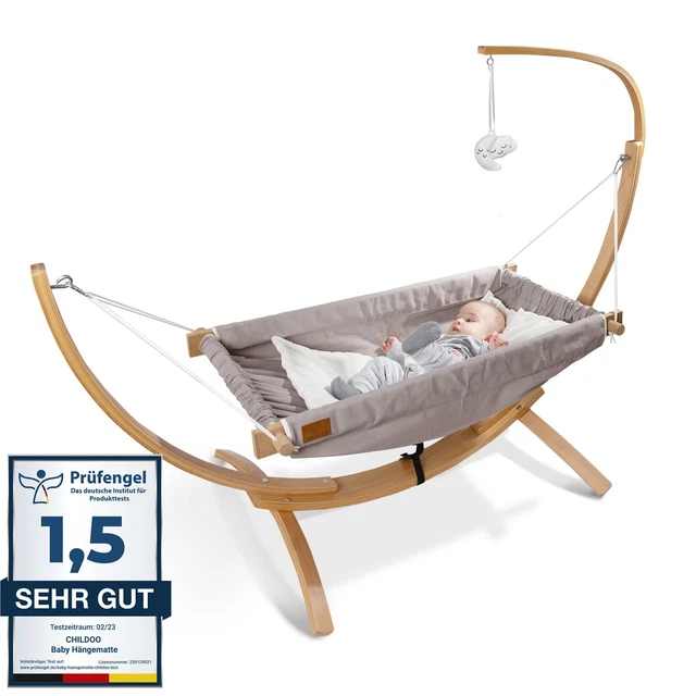 CHILDOO Bebé Hamaca [Quickfix-Schlaufe] Cuna de Bebé Cuna - como Nuevo