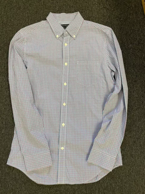 Banana Republic Button Down Shirt Mens Medium Soft Wash Tailored Slim Fit