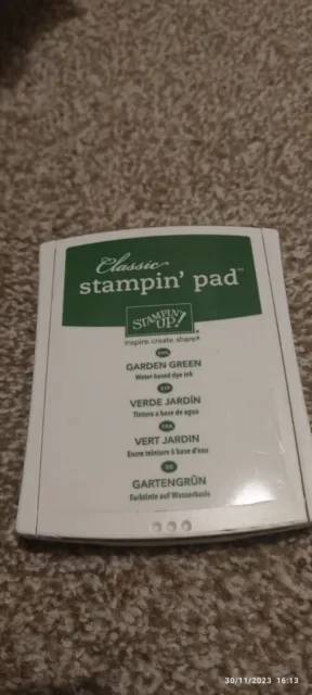 Stampin' Up Classic Ink Pad (old design) - Garden Green
