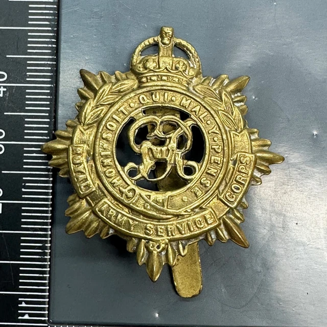 Distintivi Da Uniforme British Army WWII - Coppia Fanteria - Riproduzione Per Tunica