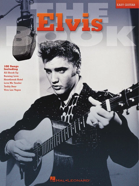 THE ELVIS BOOK Easy Guitar Sheet Music Chords Lyrics 100 Pop Rock Songs 