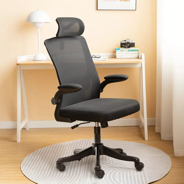 Ergonomic Mesh Computer Office Chair Study Gaming Seat Lumbar Support Recliner