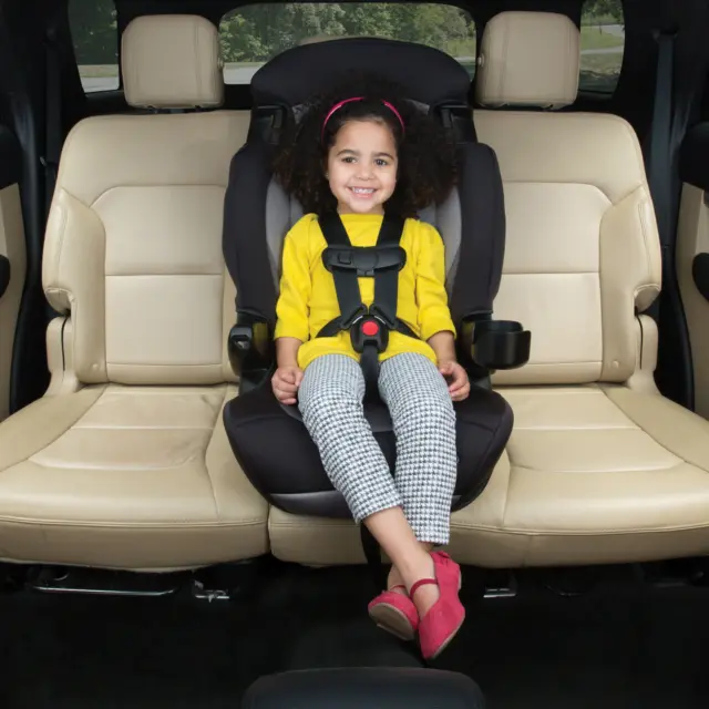 Lightweight Kids Toddler Back Booster Car Seat Safety Belt Portable Easy Clean