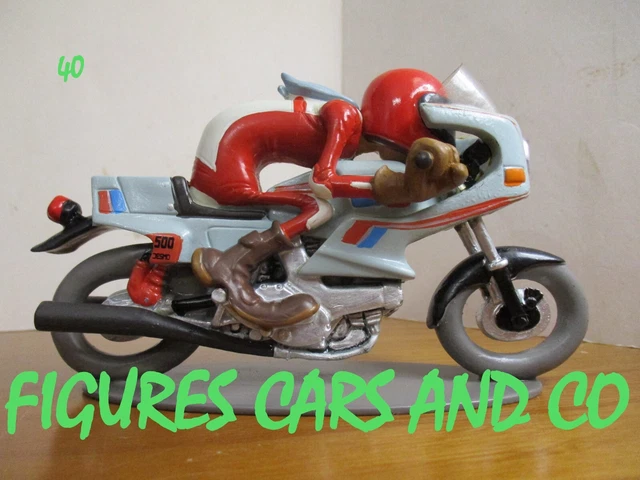 Miniature Moto 1:18 Ducati 500 Pantah 1980 - Série Joe Bar Team N°40 - Résine - Neuf Sous Blister