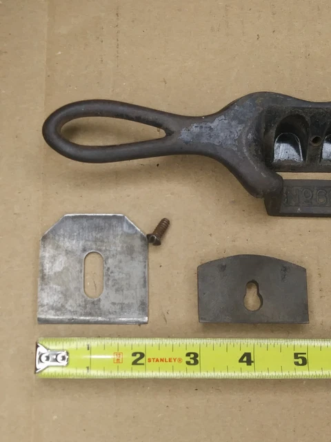 Stanley Sweetheart No. 68 Cabinet Scraper Spoke Shave Flat Sole INV331 5