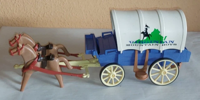 Playmobil 3785 sudiste western soldat chariot far west lot comple