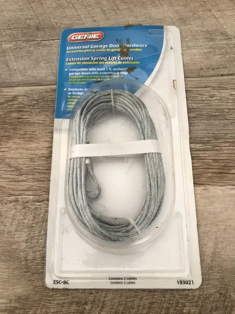 Hardware universal para puerta de garaje Genie - cables de extensión