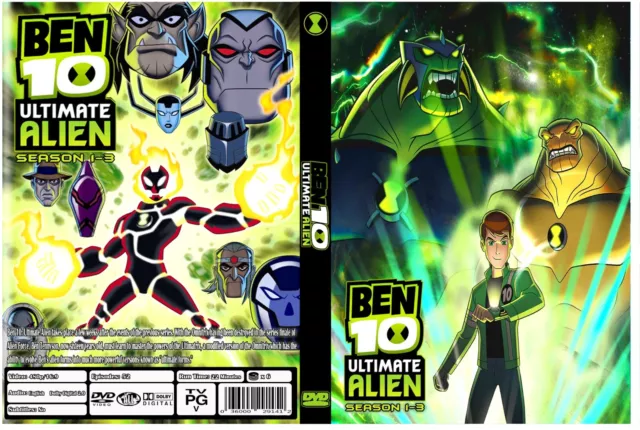 Ben 10 Ultimate Alien Animated Series Season 1-3 Episodes 1-52 English Audio