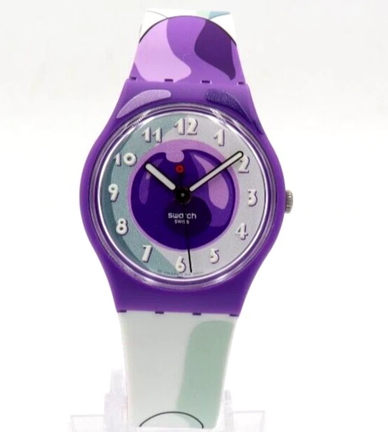 NEW SWISS SWATCH X DRAGON BALL Z FRIEZA Silicone Watch 34mm GZ359 85