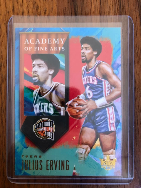 2019-20 Panini Court Kings Academy Of Fine Arts #1 Julius Erving - 76ers