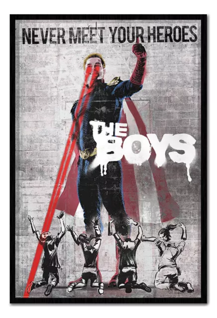 FRAMED The Boys Homelander Stencil Poster Official Licensed 26x38" | UK Seller