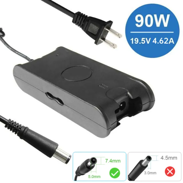 90W Power Adapter for Dell XPS Latitude Vostro PA-2E PA-17 PA-21 Laptop Charger
