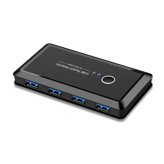 USB 3.0 Switch Selector for Keyboard Mouse U-Disk Card Reader Printer Scanner