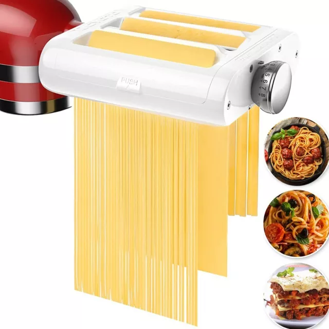 Noodle Maker 3 in 1 Set of Pasta Pasta Maker Attachment for Kitchenaid Mixers
