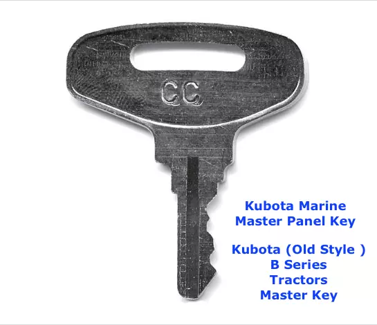 KUBOTA Engine BETA Marine Master Plant Excavator Key Kubota B Series Tractors