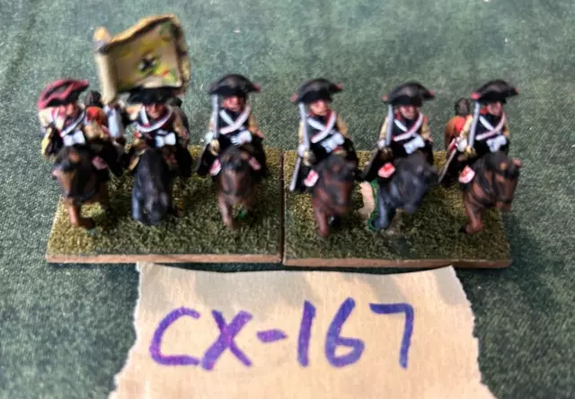 15mm Well Painted Seven Years War Cuirassiers Cavalry Lot CX-167
