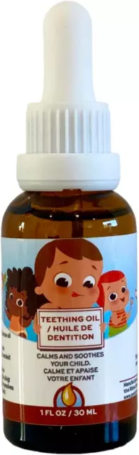 Punkin Butt Teething Oil - 1 oz - 100% Natural, for Babies - Proprietary Blend -