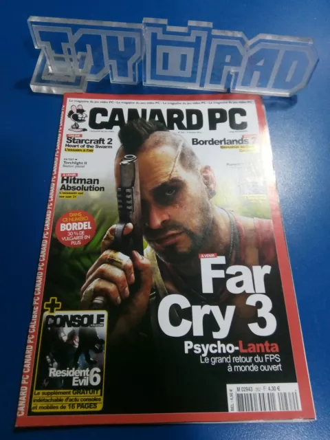 Magazine jeux vidéo Canard PC - N°262 Octobre 2012 - Far Cry 3