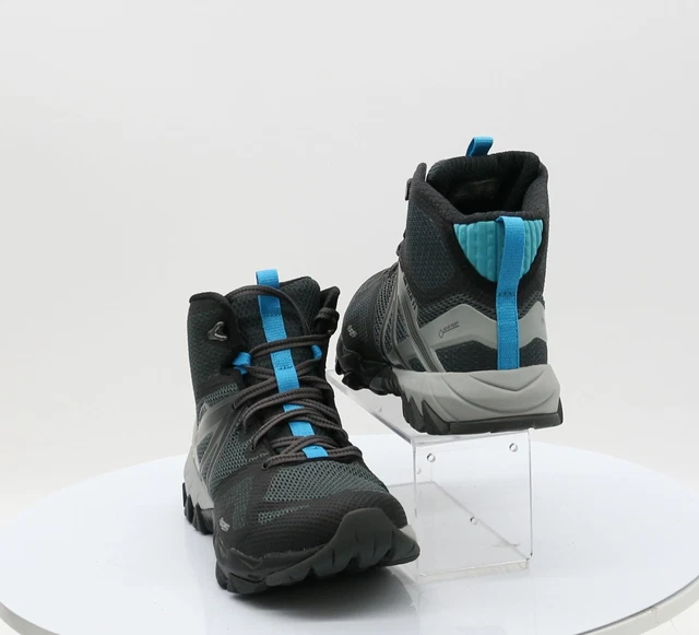 Merrell Mqm Flex Mid Gtx Damen Wanderstiefel Uk 5 Eu 38 Blau Grau Uvp £ 125 Gr 3