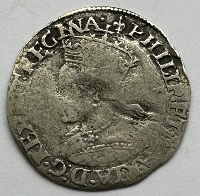 MARY I HAMMERED Silver Four Pence Groat Coin MM Lis £177.50 - PicClick UK