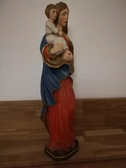 *** Maria mit Kind***  Holzfigur ( handgeschnitzt )