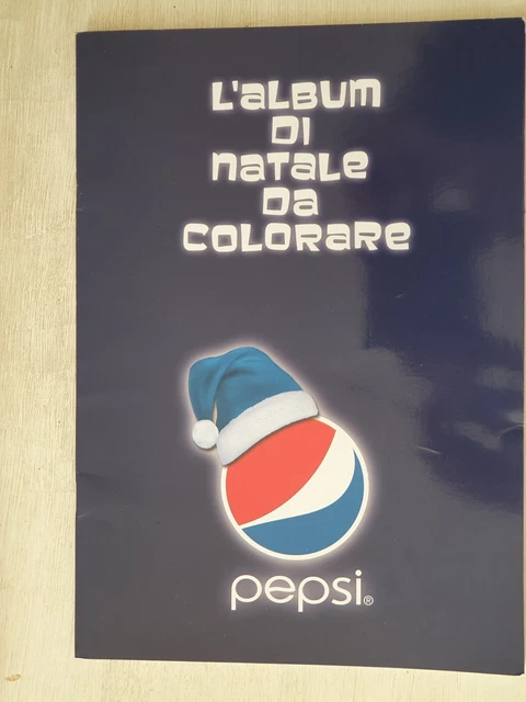 Pubblicitario Pepsi-Cola : L'album Di Natale Da Colorare Pepsi Cola