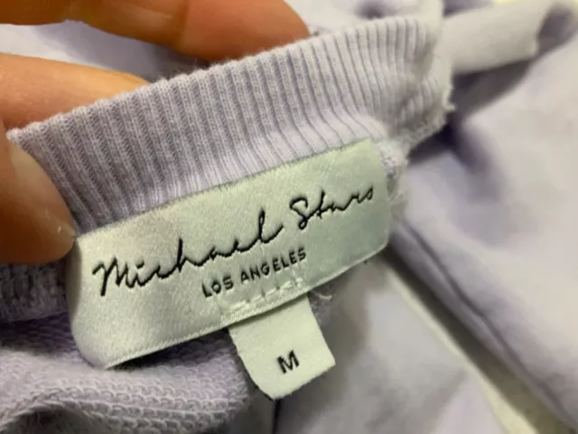 Michael Stars Kai Sweatshirt Sz Medium Lavender 3