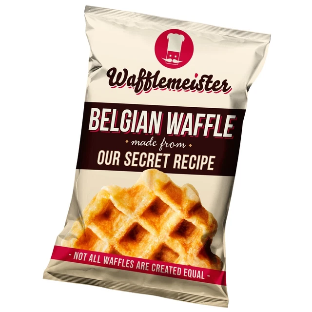 WAFFLEMEISTER FROZEN CLASSIC Belgian Liege Waffles 30x90g £30.40