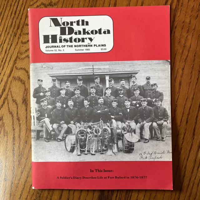 1985 North Dakota History Softcover Book Summer Nd N.d. State Fort Buford Plains