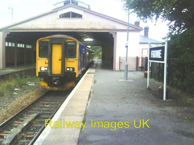 RAILWAY PHOTO CLASS 150 DMU Train sets off for Weymouth from Frome ...
