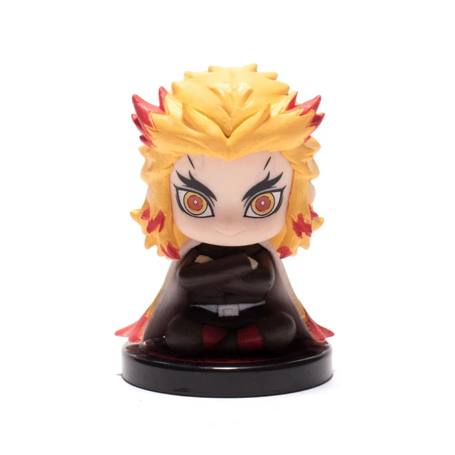 Mini Renguko DEMON SLAYER KIMETSU no Yaiba Kyojuro Rengoku Team 1 Mini Figure Bandai ...