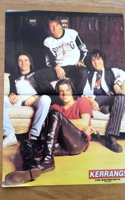 WILDHEARTS ON THE SOFA Centerfold magazine POSTER  17x11 inches