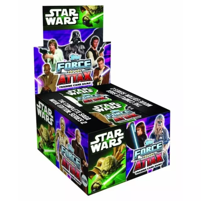 Topps Star Wars Force Attax Serie 2 Display 50 Booster NEU