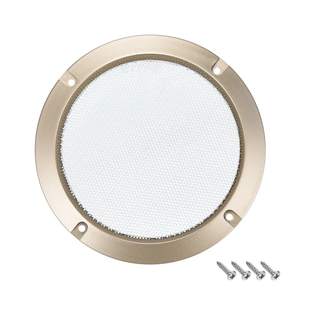 Griglia altoparlanti 8" maglia cerchio protezione copertura audio oro