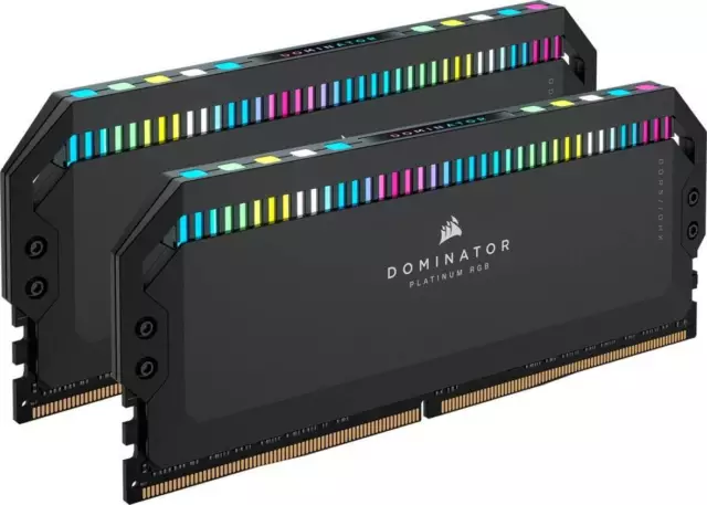 Corsair Dominator Platinum RGB DDR5 Memory 32GB 5600MHz CMT32GX5M2B5600C36 3